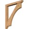 Ekena Millwork Westlake Traditional Smooth Bracket w/ Offset Brace, Western Red Cedar, 5 1/2"W x 42"D x 48"H BKT0604X42X48WTL01SWR - alternate 1